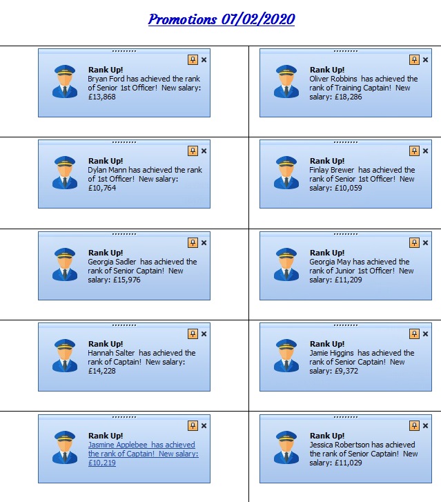 pilot promotions 7-2-20